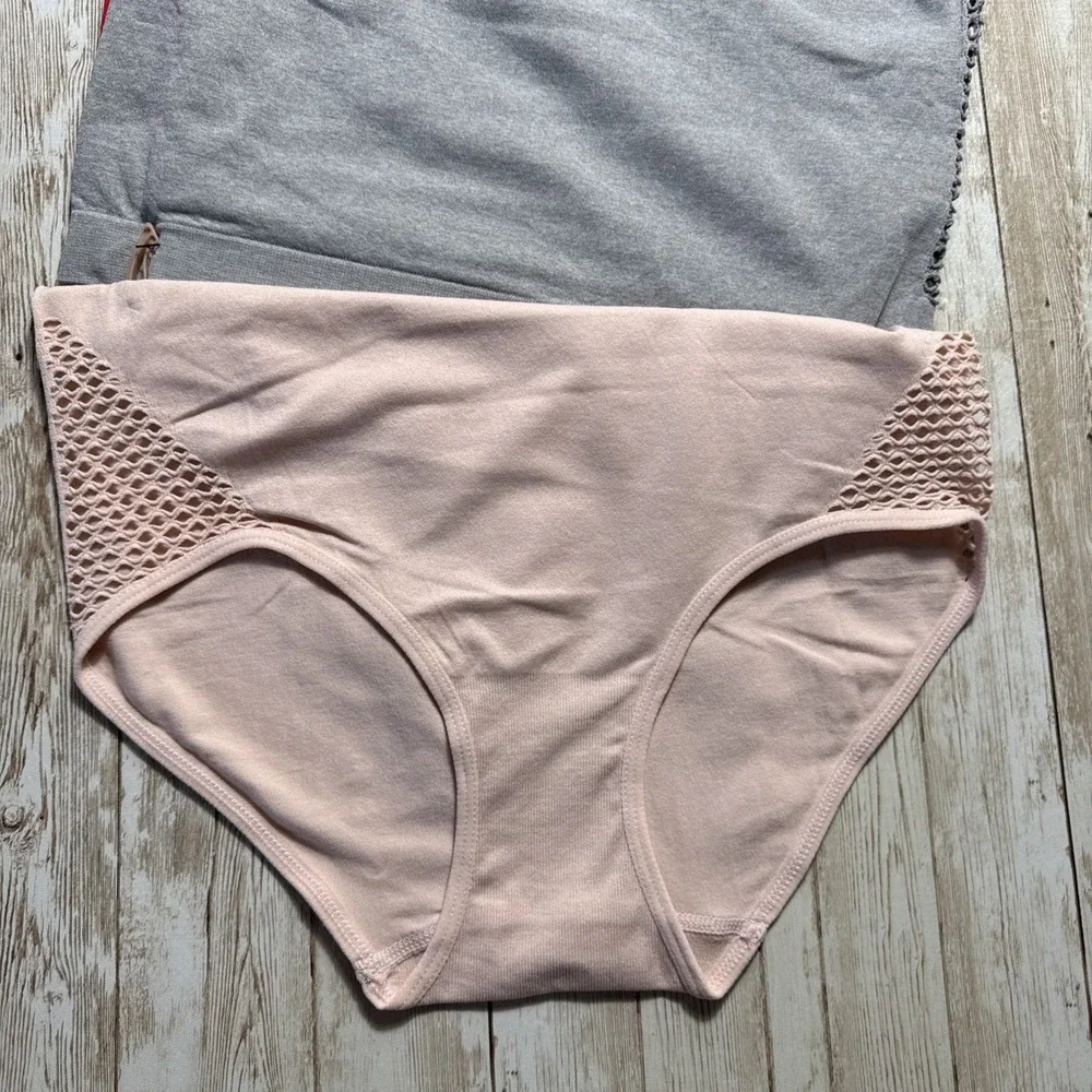 Icy Hot 4 Pack Seamless High Waisted Brief‎ Underwear Panties Women's Large